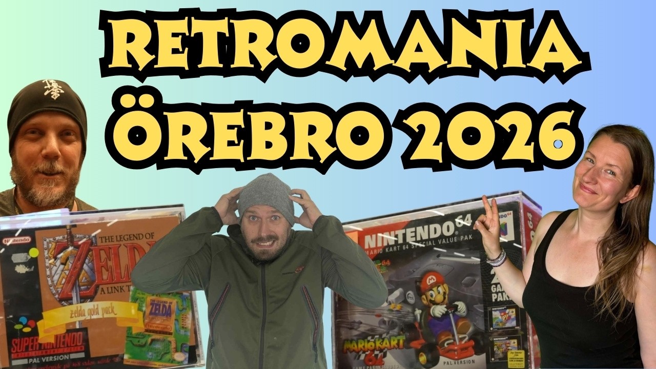 Visiting RetroMania in Örebro
