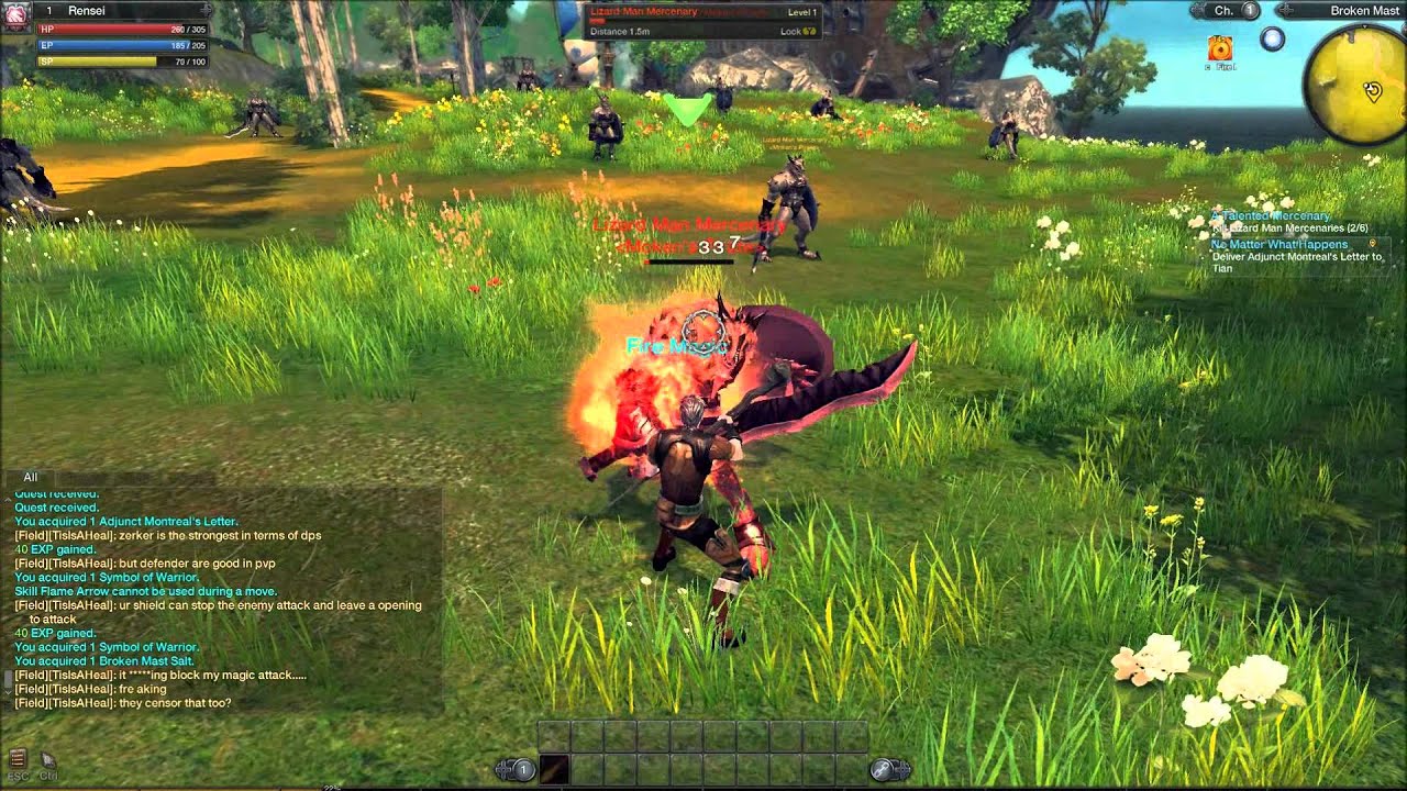 RaiderZ Beta: Sorcerer Gameplay