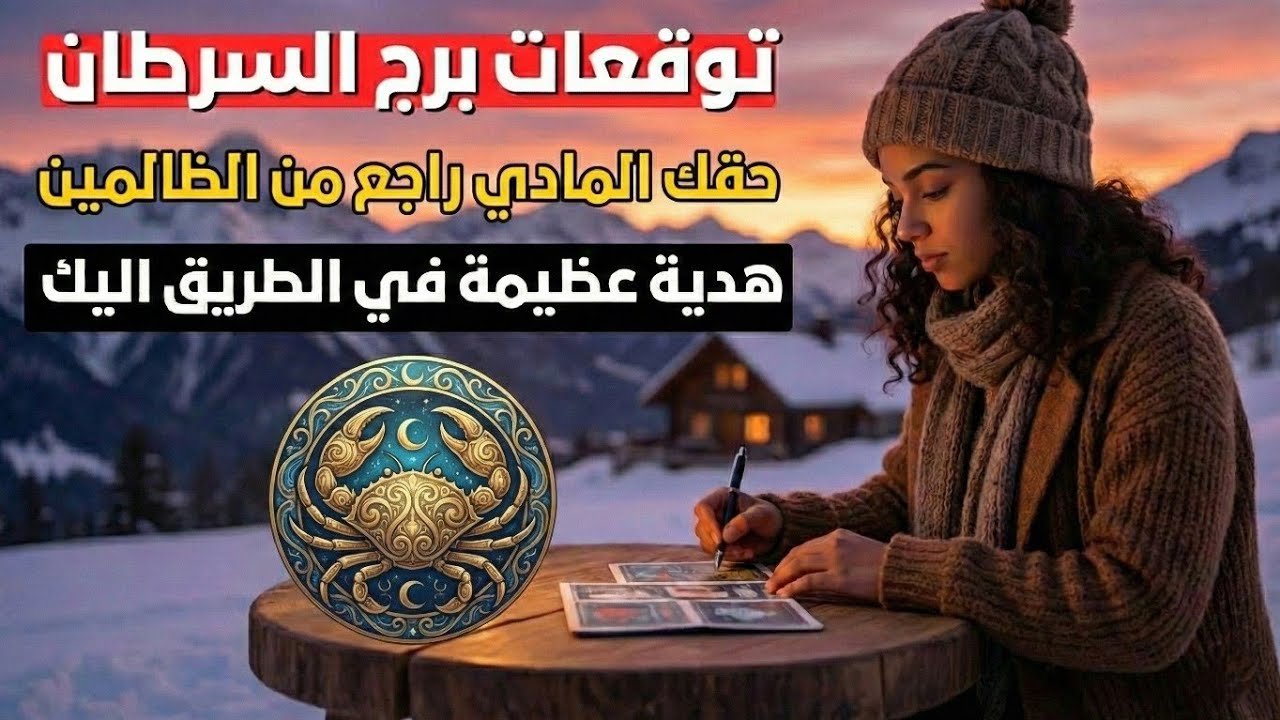 توقعات برج السرطان ♋️ تحذير من الحنين للماضي والعلاقات القديمة ⚠️ انفراجة مالية وجبر خاطر 💰