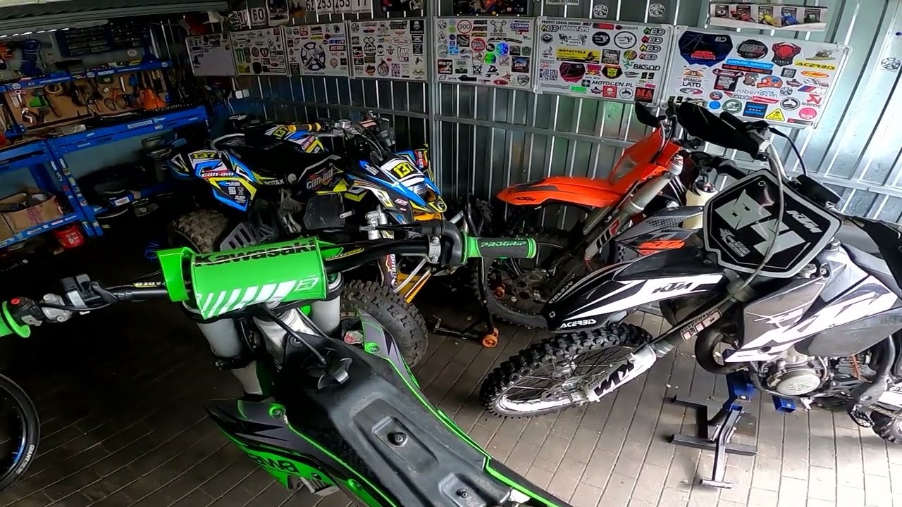 Kawasaki KX 450F 2018  ustawienie rozrządu i wymiana płytek zaworowych
