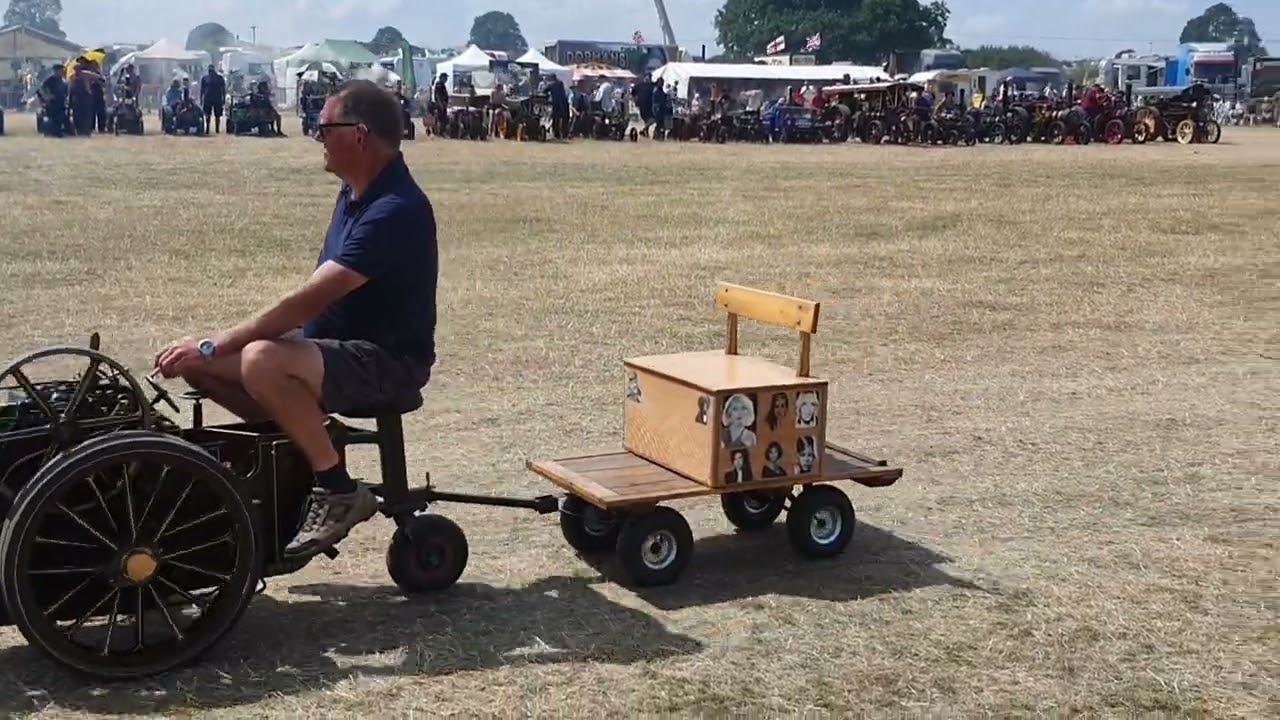 Miniature traction engine parade at Rempstone Sunday July 13th 2025