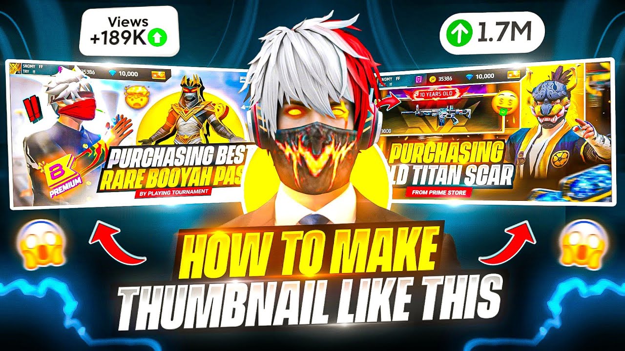 Make Easily Tournament type Thumbnail's 🤩 ! How to make solo tournament videos thumbnail.