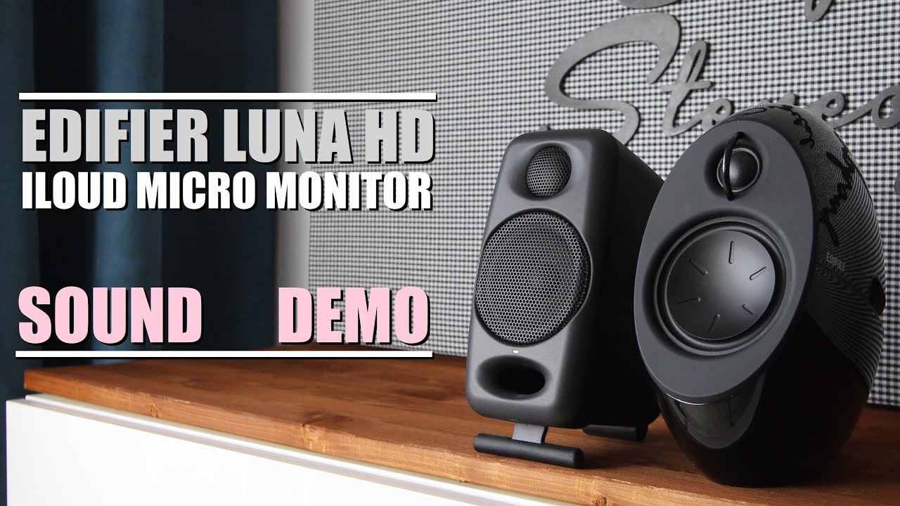 Edifier E25HD Luna Eclipse HD против iLoud Micro Monitor || Демонстрация звука с тестом басов