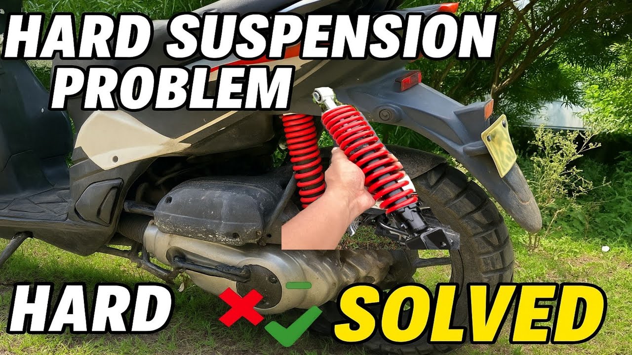 Aprilia SR150/SR160/SR125 Rear Shock Suspension Replace Hard Problem