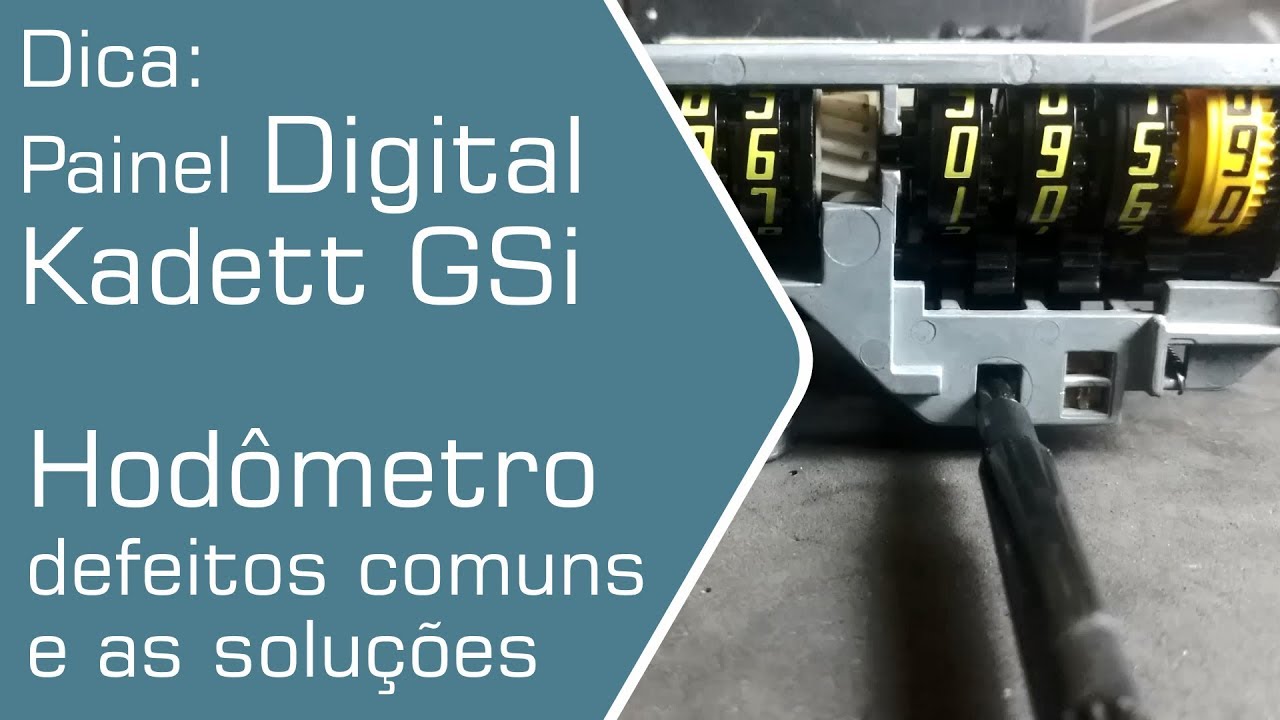 Dica: Painel Digital do Kadett GSi - Hodômetro travado - Black Hill Auto