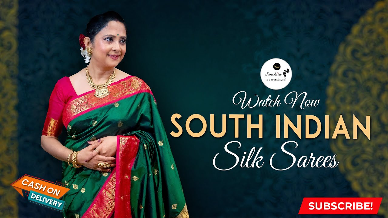 Pure South Indian Silk Sarees | COD Available | Silk Mark Certified | Sanchita