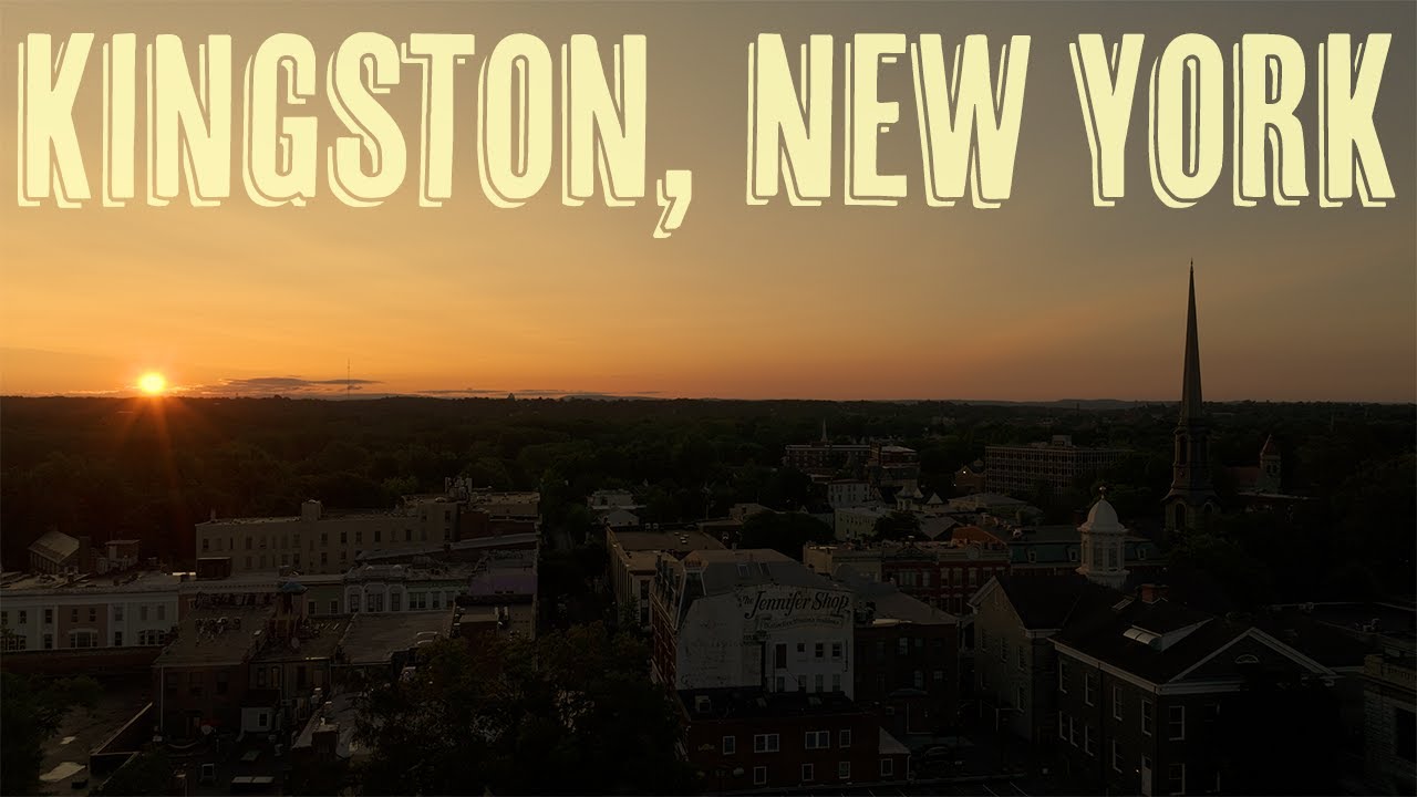 Scenic Hudson Valley's Kingston, New York Drone Reel