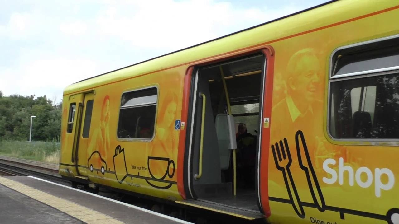 semi fast train on merseyrail northern line 18th august 2016