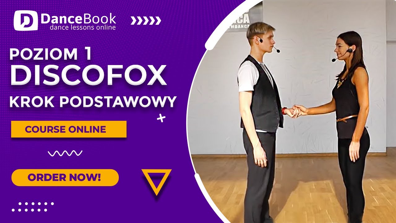 DiscoFox (2 na 1) -  Lekcja 1 - Krok Podstawowy - DanceBook.pl - Michał Gałek i Klaudia Kędzierska