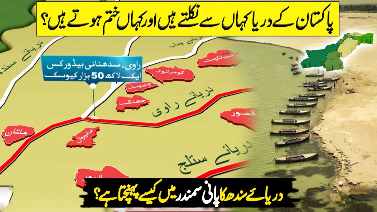 Indus River Explained | Pakistan Rivers History & Secrets | Ravi, Sutlej, Chenab and Jhelum