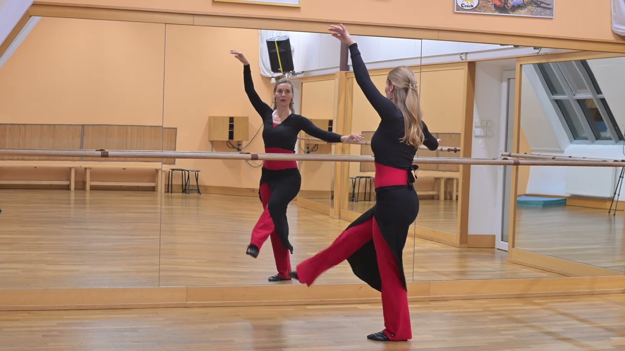Christmas simple bellydance combination 3