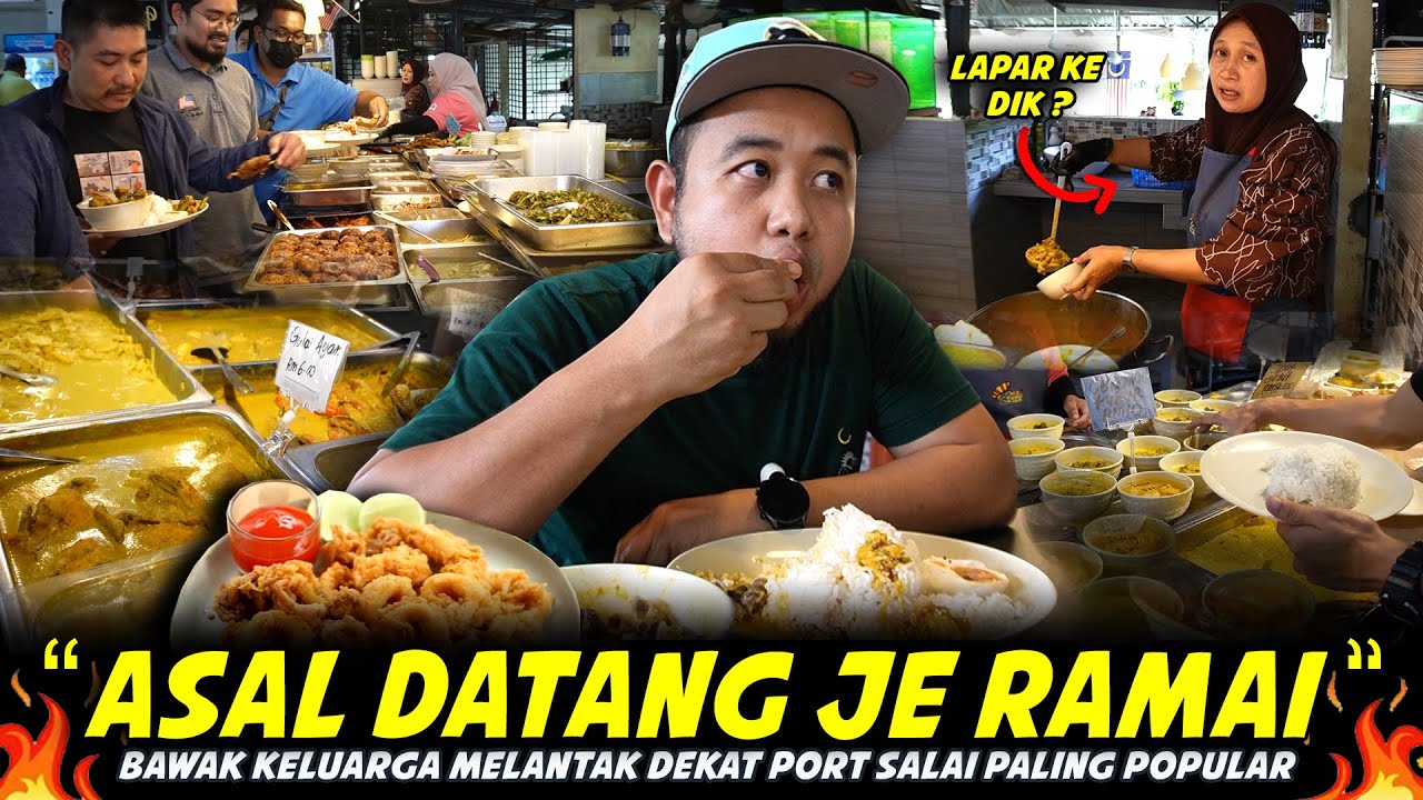 RAMAI KOMPLEN PEDAS DULU..PEKAT TAK BOLEH BAWAK BINCANG..Hari Biasa Pun Ramai..GEROBOK SALAI N9