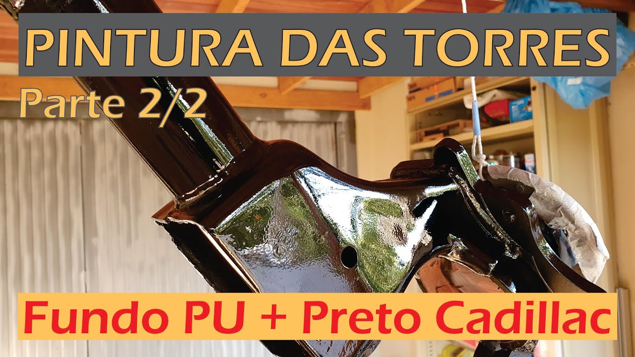 Pintura das Torres de suspensão do Gol - Mais bonito que OEM - Parte 2/2 - [4K]