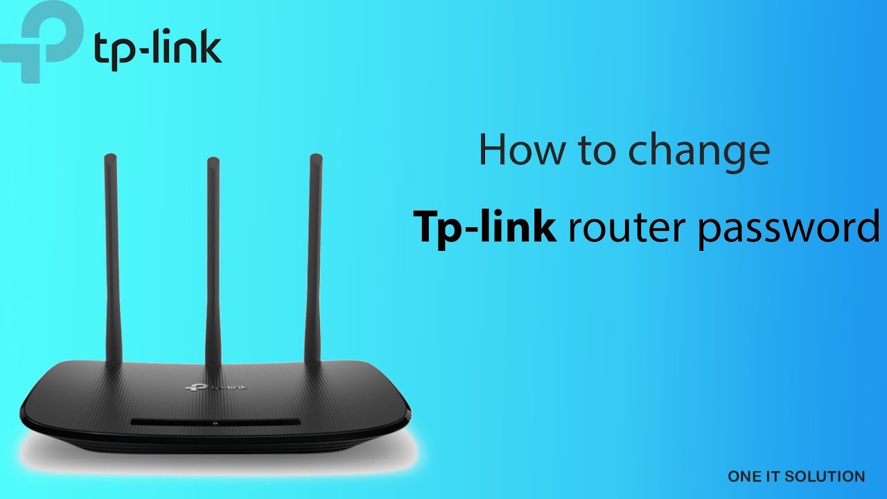 How to change tp-link router password