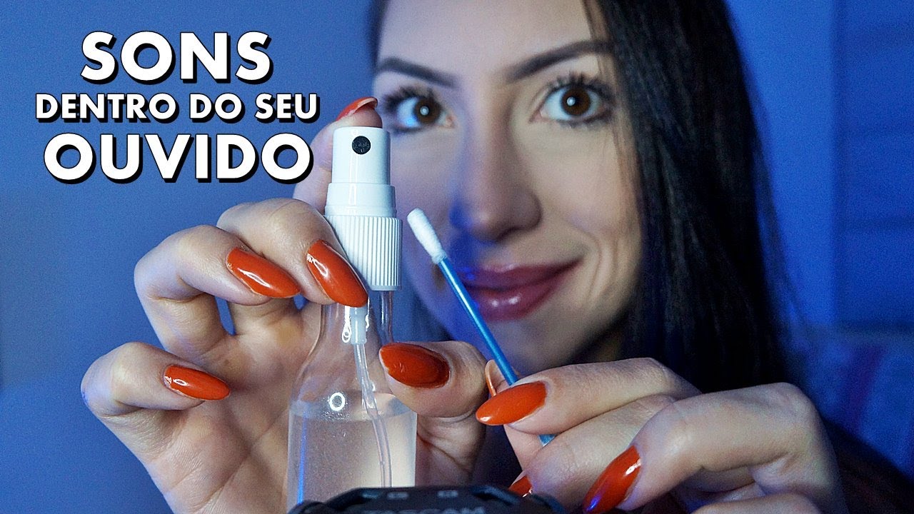 ASMR: SONS QUE VÃO FAZER VOCÊ APAGAR | LIMPEZA DE OUVIDO REALISTA!