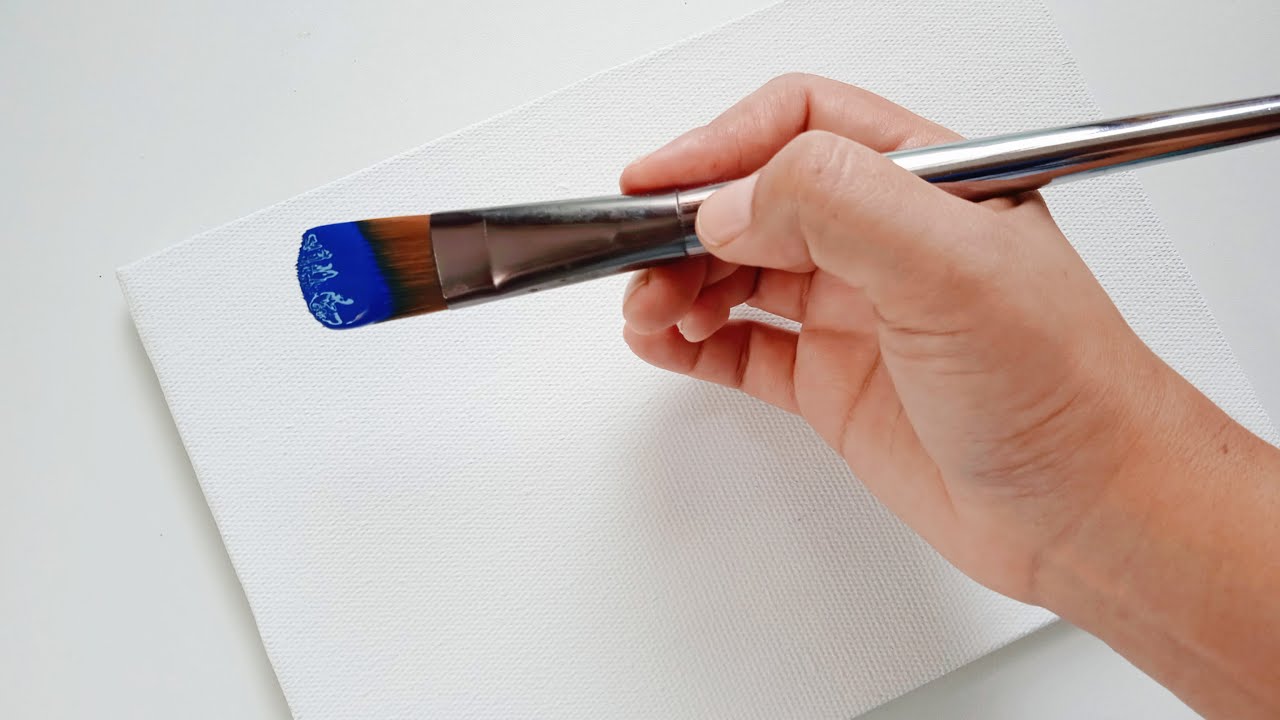 Flowery Path to the Beach / Acrylic Painting for Beginners