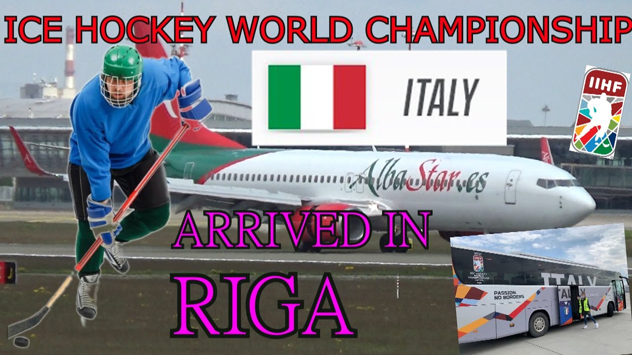 Прилёт Италия-Чемпионат мира по хоккею 2021. Italy arrived- ICE HOCKEY WORLD CHAMPIONSHIP 2021