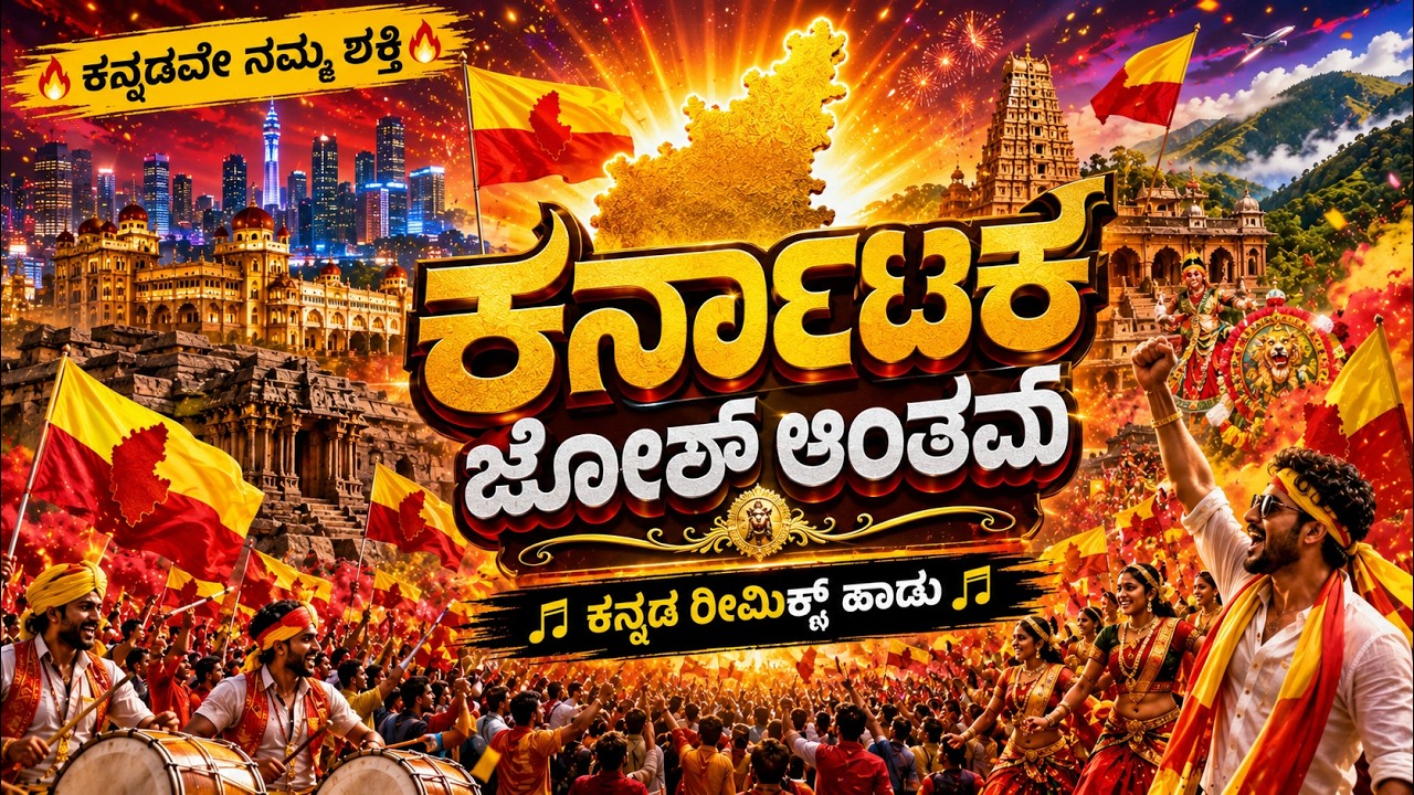 ಕನ್ನಡವೇ ನಮ್ಮ ಶಕ್ತಿ | ಕರ್ನಾಟಕ ಜೋಷ್ ಆಂಥಮ್ Remix 🎵 | Kannada Pride Song 2026