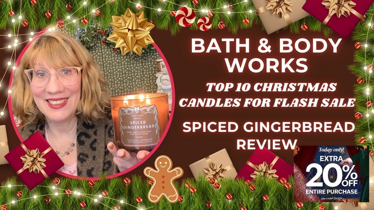 10 лучших рождественских свечей Bath & Body Works на продажу = Обзор пряных имбирных пряников