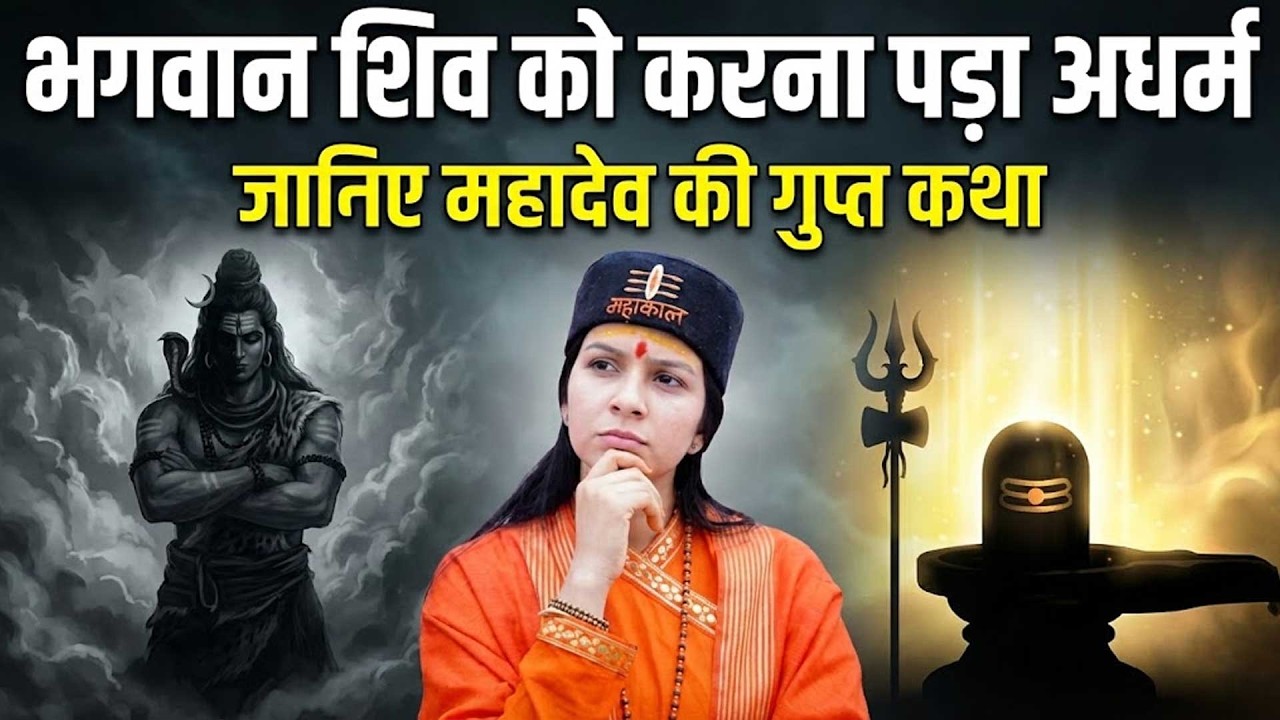 भगवान शिव को करना पड़ा अधर्म   जानिए महादेव की गुप्त कथा Varsha Nagar Ji