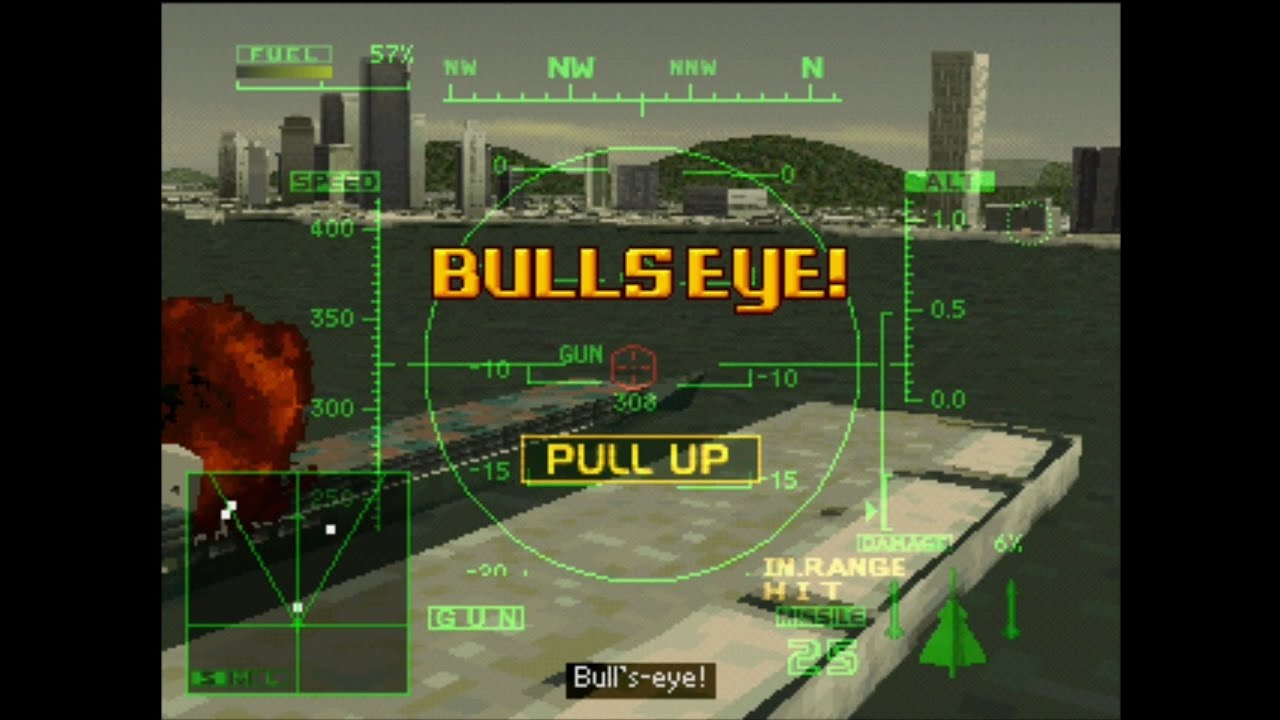 Mission 3: City on Fire — Ace Combat 2 (PS1) —  GameClips Library