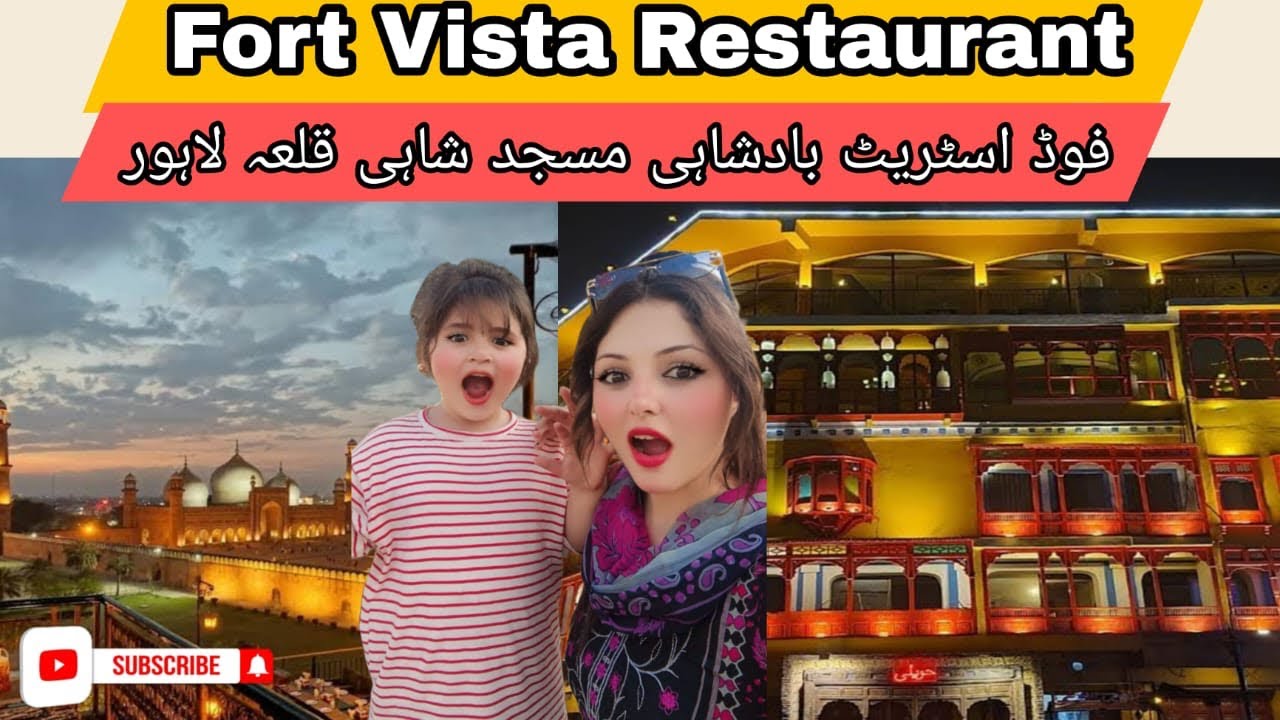Food street Lahore andron Lahore fort vista ka khana 