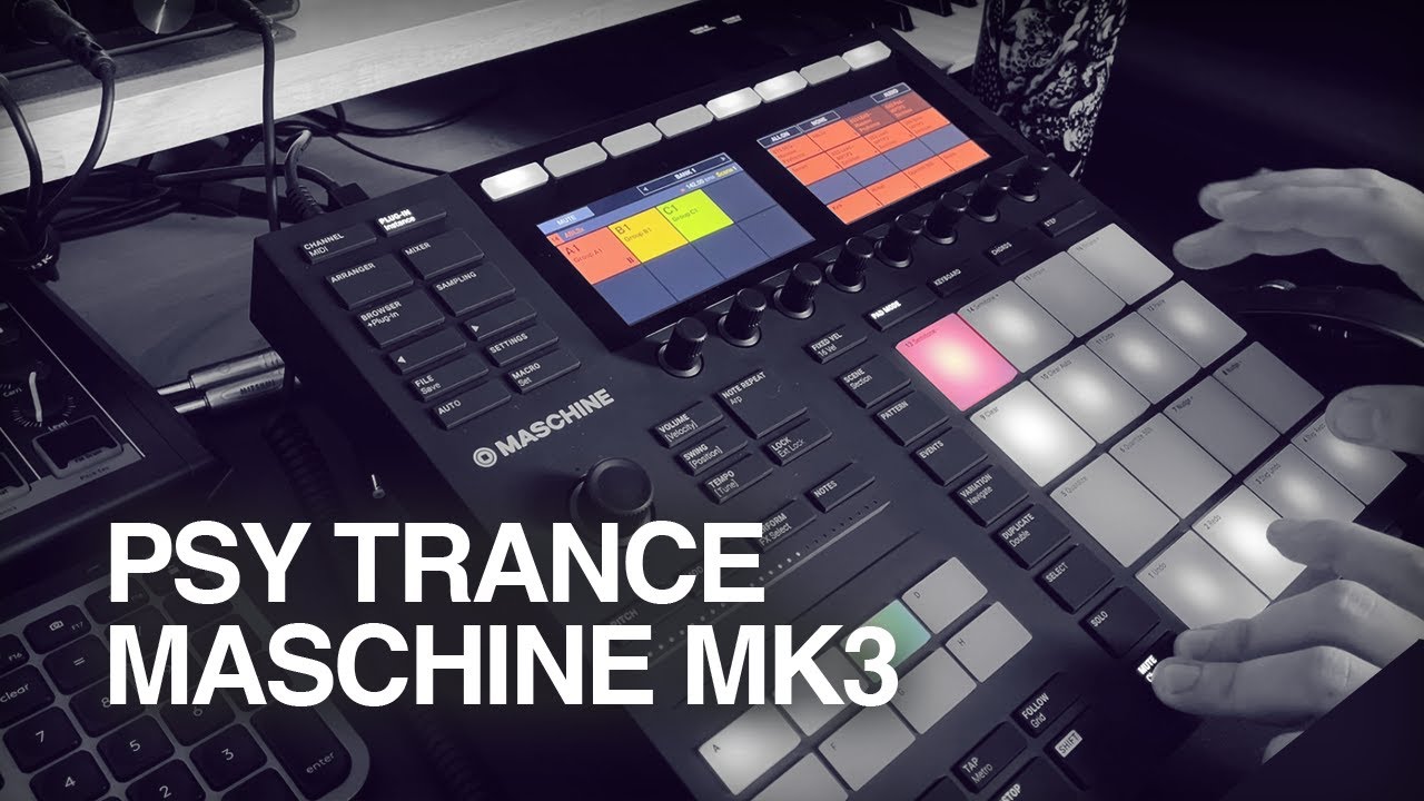 Psy Trance Jam on Maschine MK3