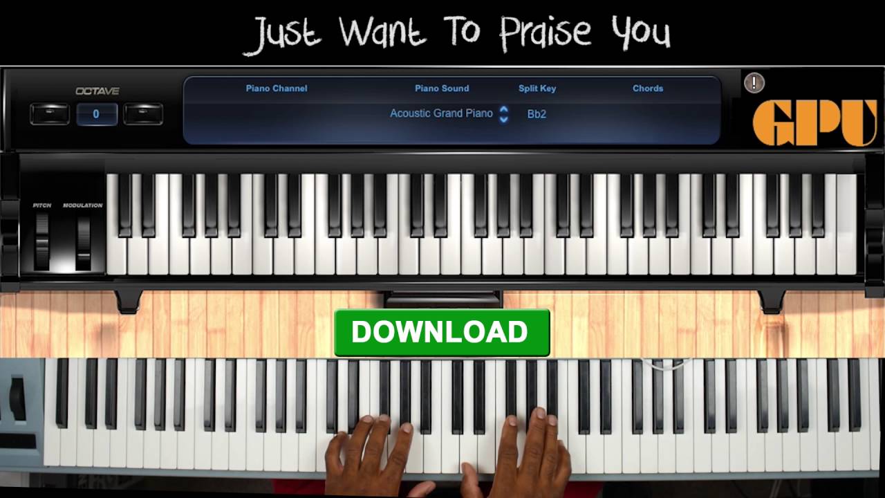 How To Play Just Want To Praise You - Maurette Brown Clark