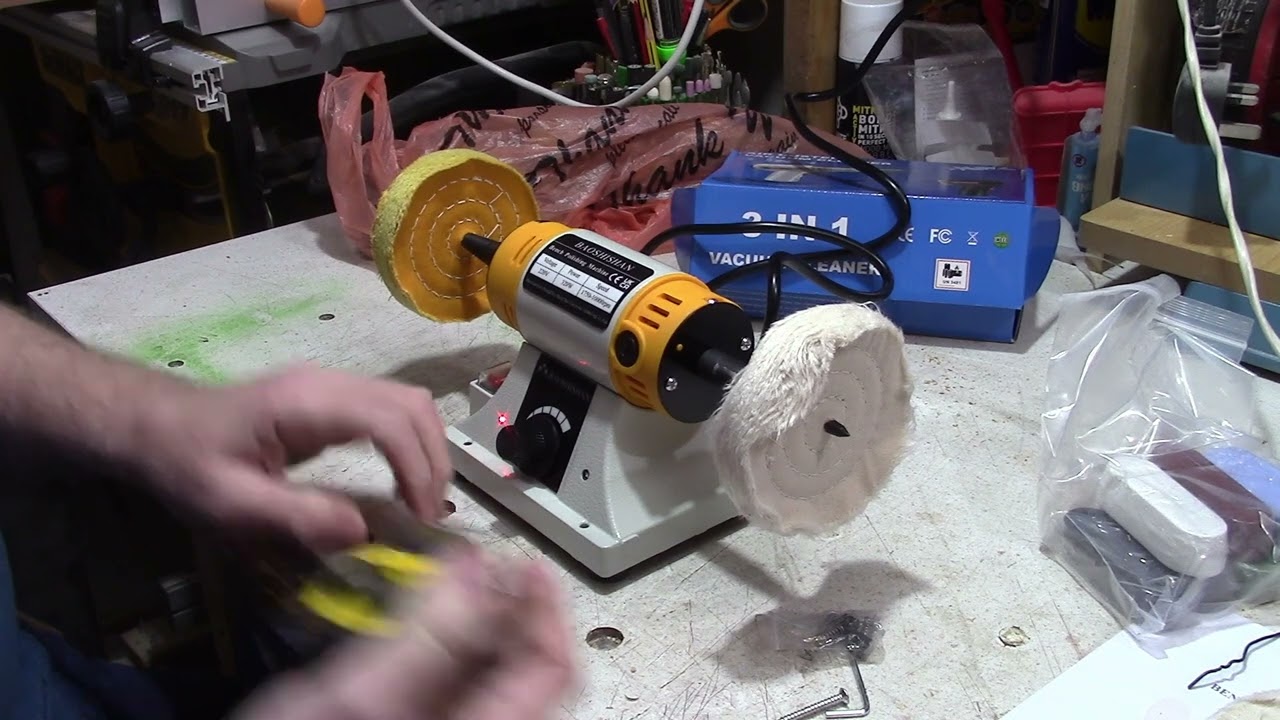 General Update and playing with a Polishing Machine - Scrapwood Andy