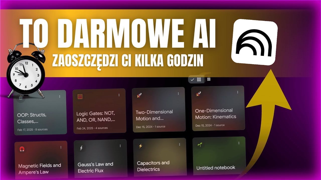 NARZĘDZIE PRZY KT&Oacute;RYM SKR&Oacute;CISZ PRACĘ O 50% CZASU | Praktyczny Poradnik Notebook LM 2025