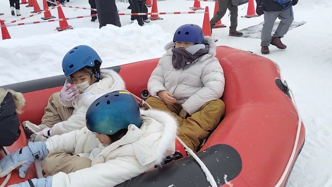 雪上スキーゴムボード