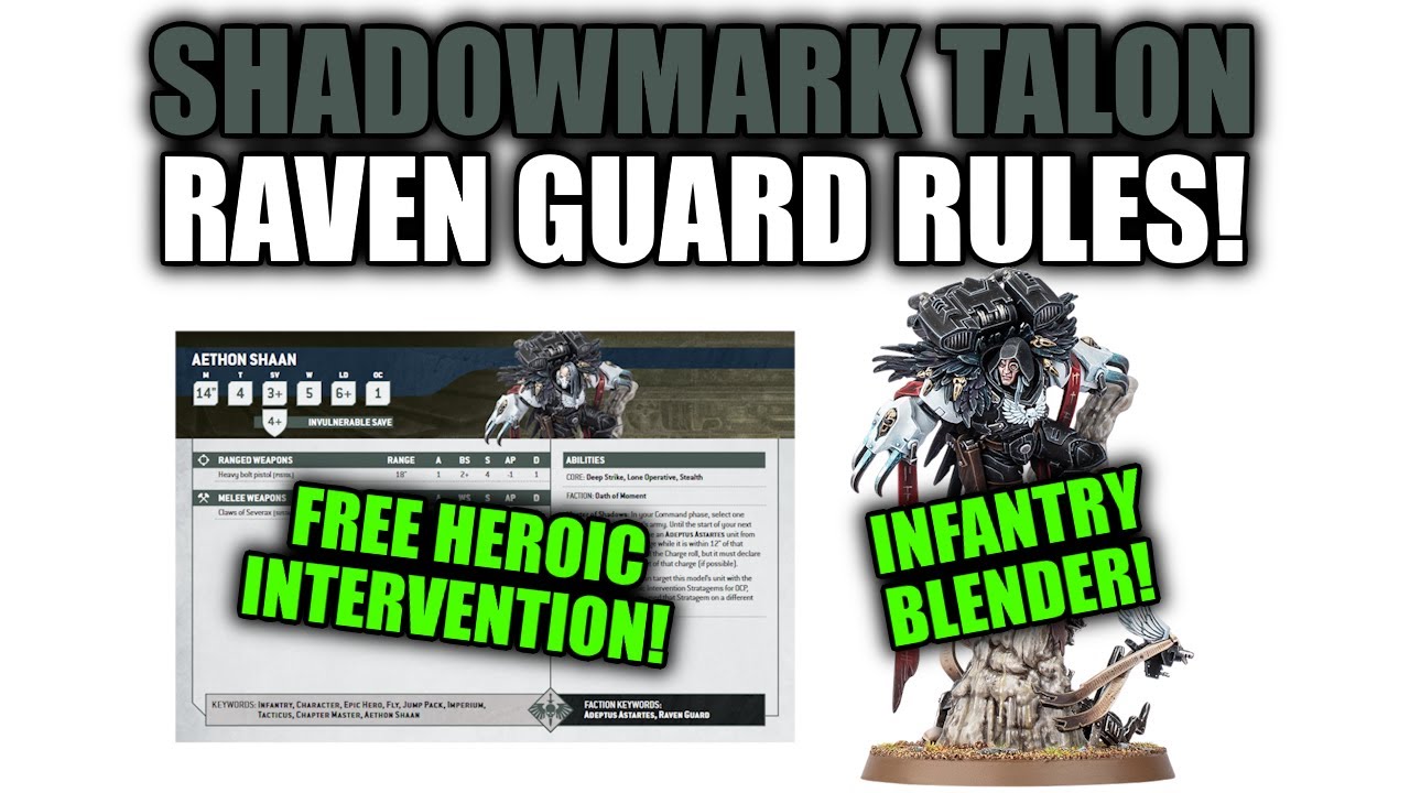 A NEW CHAPTER MASTER! Raven Guard Detachment Review! │ Warhammer 40k 10th Edition