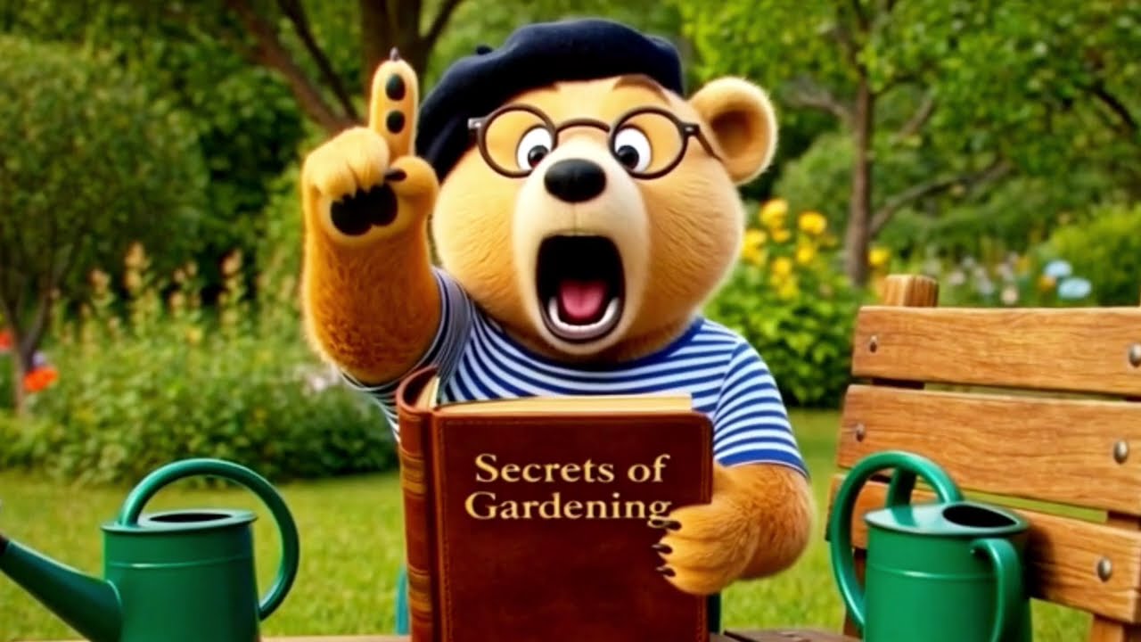 THE SMART BEAR AND THE LITTLE ROBOT FRIEND! 🐻🤖🌸