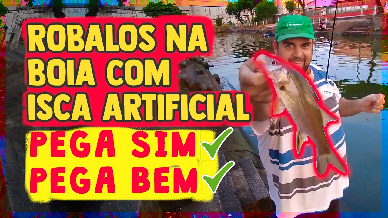 Pescaria de robalo com boia e camarão artificial - Praticamente infalível!