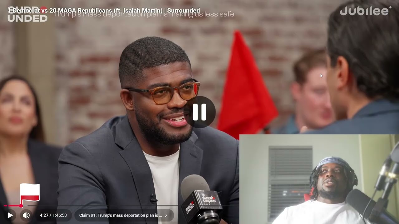 20 MAGA Republicans vs. 1 Democrat (reaction)