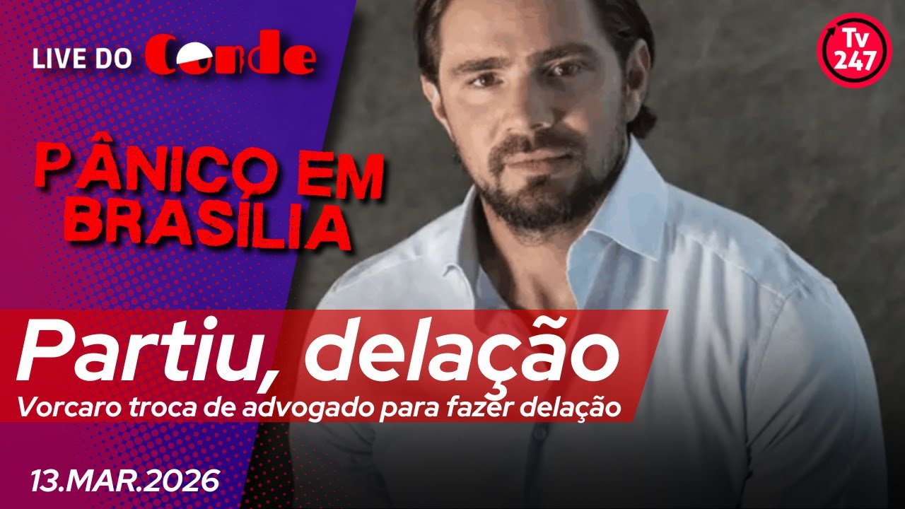 Live do Conde | URGENTE | Daniel Vorcaro troca de advogado para fazer delação premiada