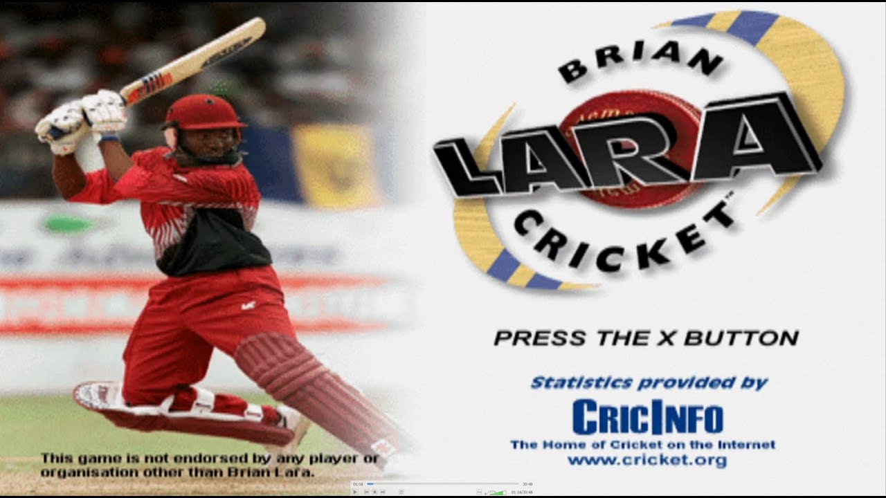 Brian Lara Cricket - England Gameplay [PS1]