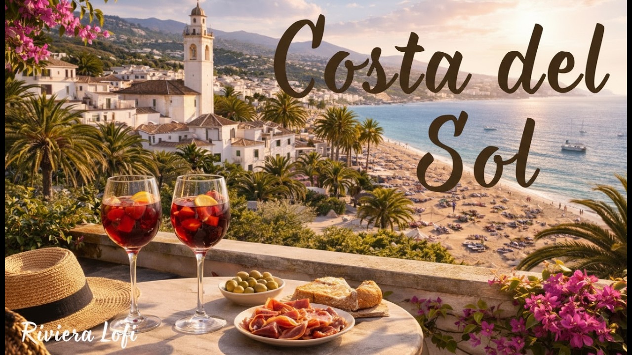 𝐂𝐎𝐒𝐓𝐀 𝐃𝐄𝐋 𝐒𝐎𝐋 𝐋𝐎𝐅𝐈 ☀️ | Spanish Coastal Lofi for Calm Daytime Study [1 HOUR]