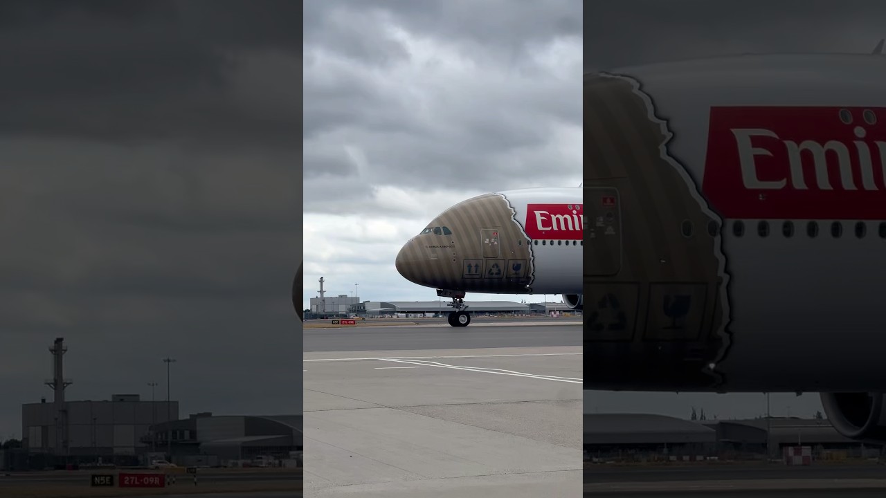 🇦🇪✈️Emirates A380 Courier Express 