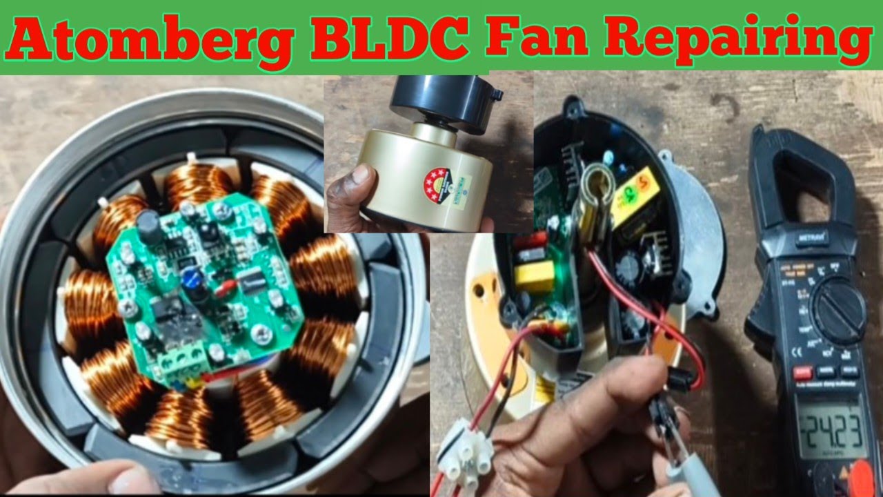 How to Atomberg BLDC ceiling fan repairing/Bldc ceiling fan not working /bldc fan PCB testing