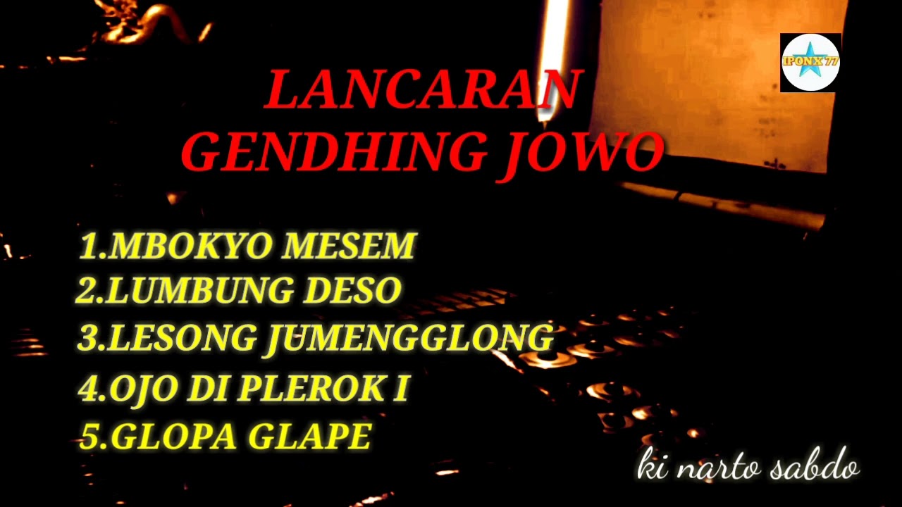 LANCARAN || GENDHING JAWA DOLANAN || ki nartosabdo