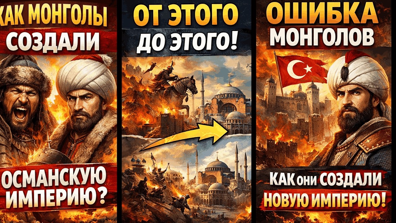 Как Монголы СЛУЧАЙНО создали Османскую империю