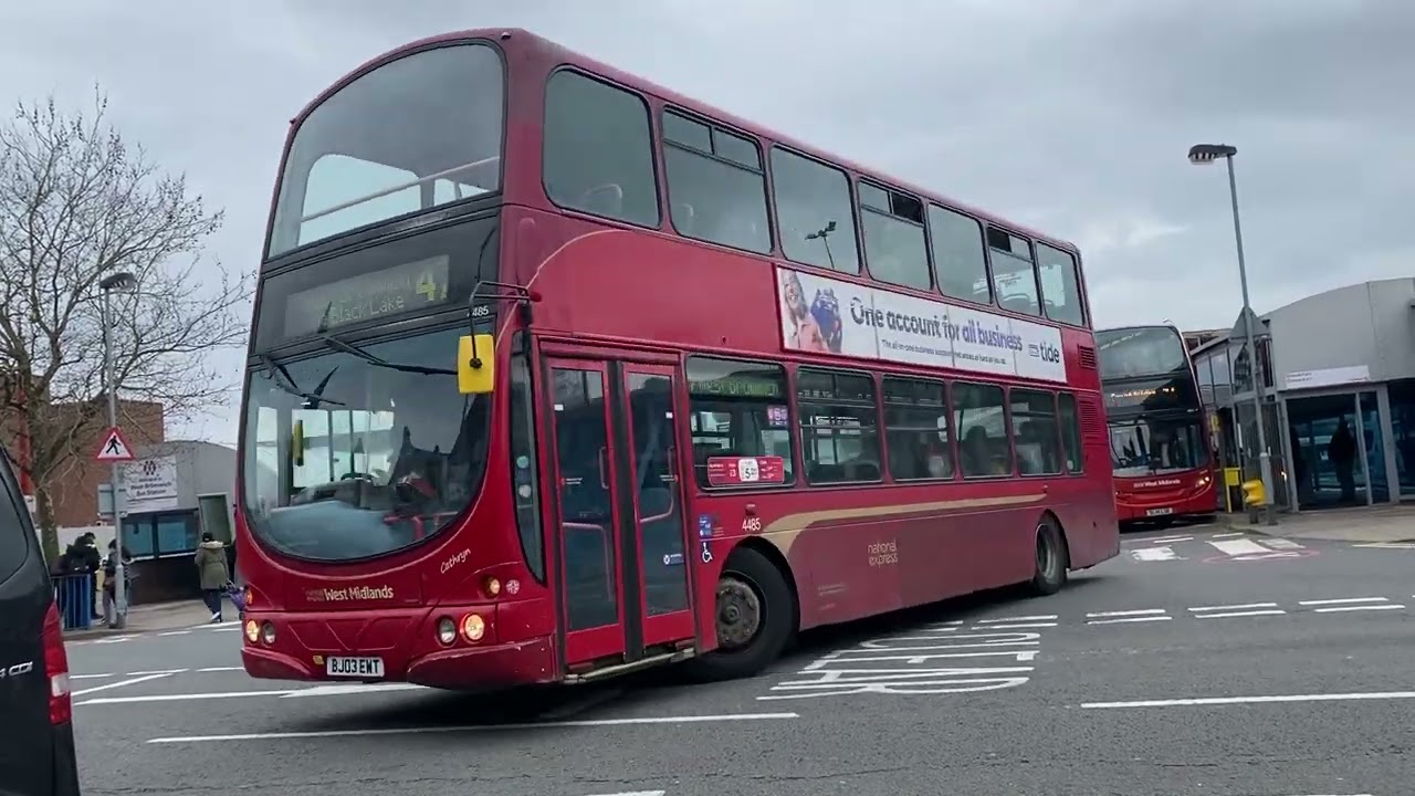 National Express West Midlands Gemini 4485 Bus Route 47 West Bromwich 