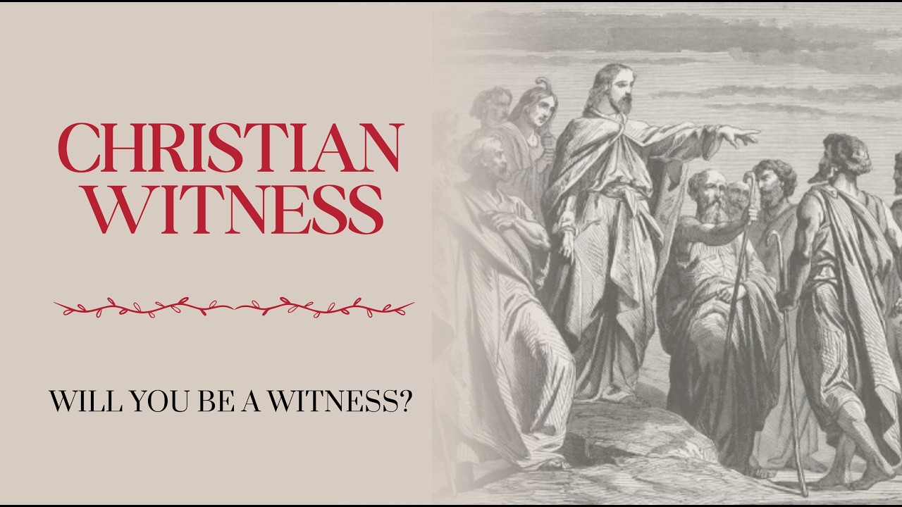 Are You Called to Witness to the Faith?
