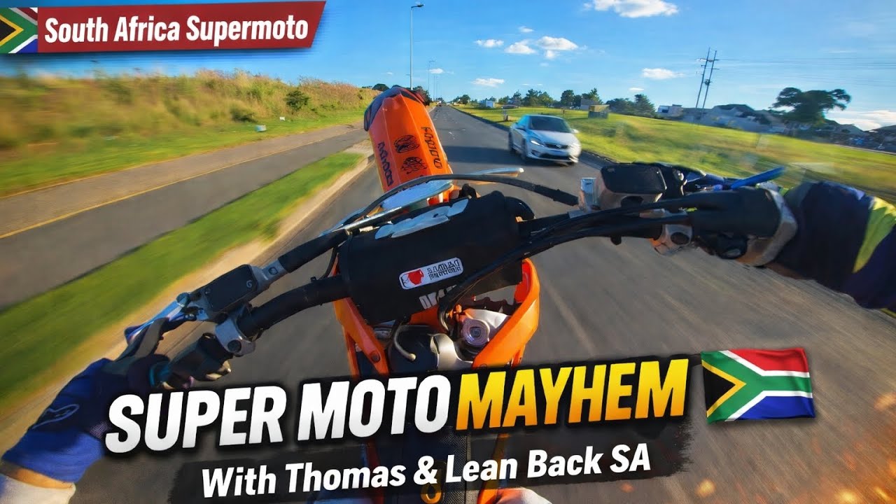 RIDING SUPERMOTO IN SOUTH AFRICA 🇿🇦 | @Thomas_Rides13x @Lean_back_sa 