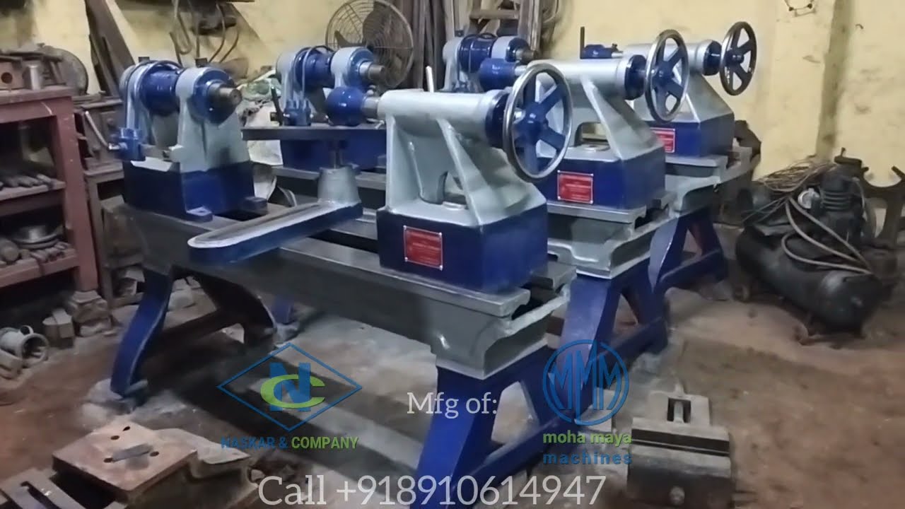 Spinning lathe machine for aluminium utensils manufacturing by: Naskar & company / MOHAMAYA MACHINES