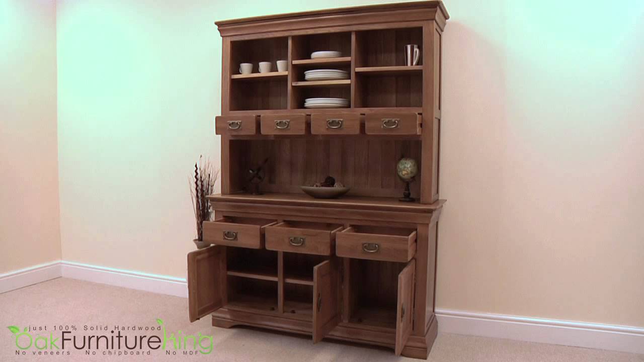 Cotswold Rustic Solid Oak Large Welsh Dresser