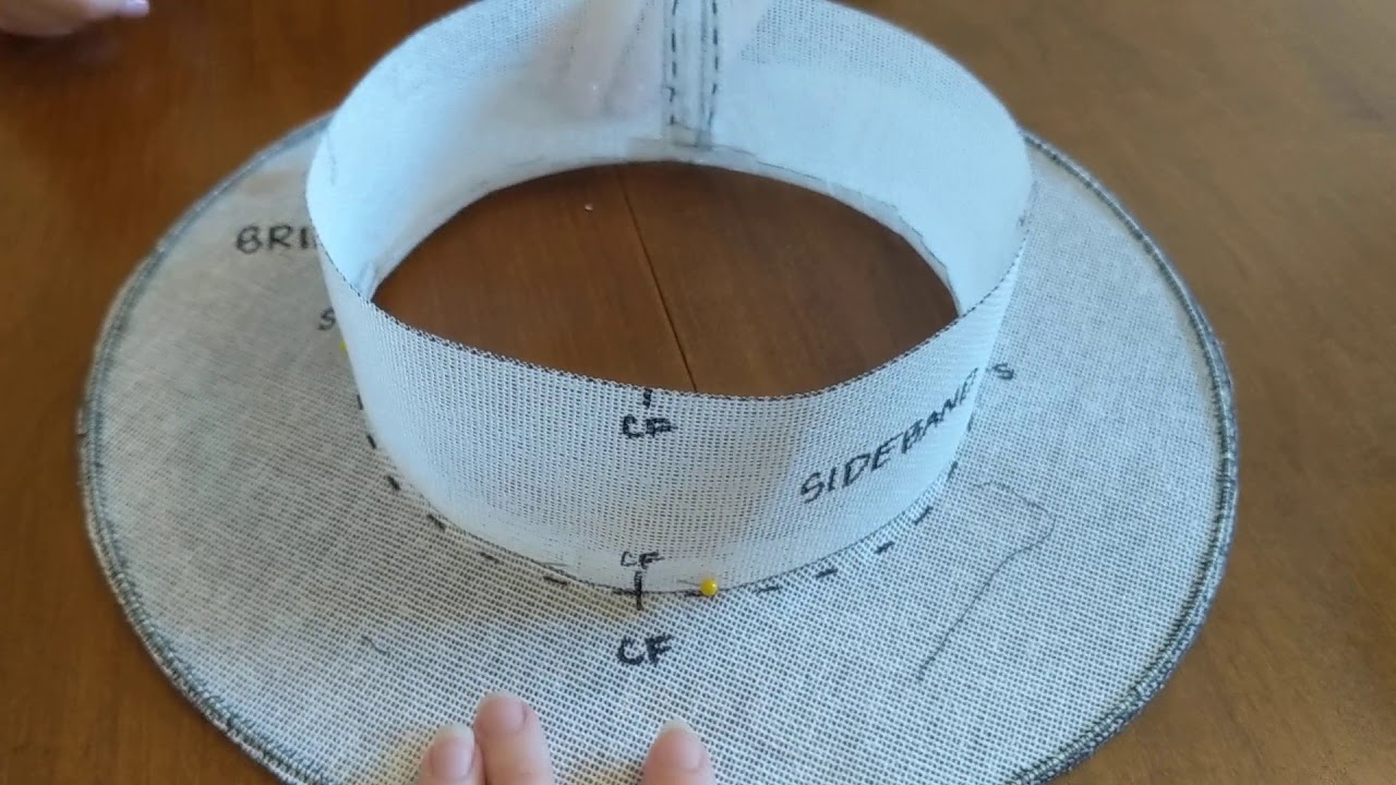 Millinery/HATmaking 101: Assembling the Buckram Pieces