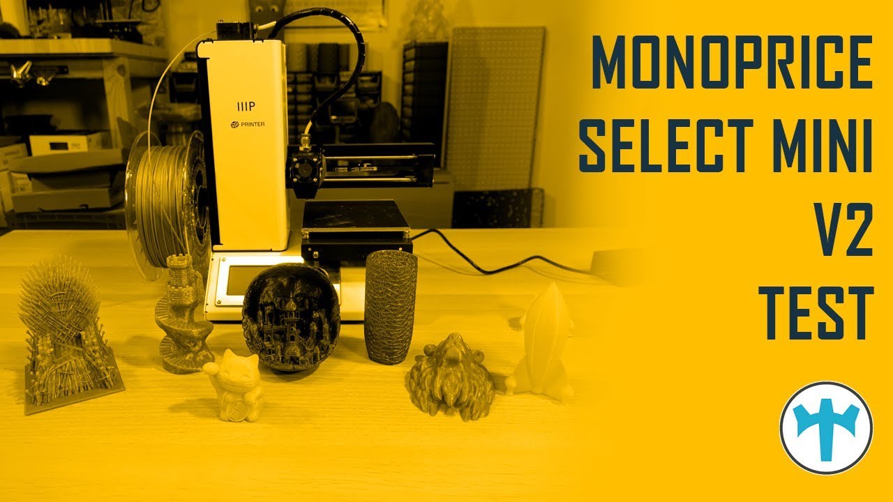 Monoprice Select Mini V2 Test - Wie gut ist der 3D Drucker f&uuml;r ca. 200&euro;?