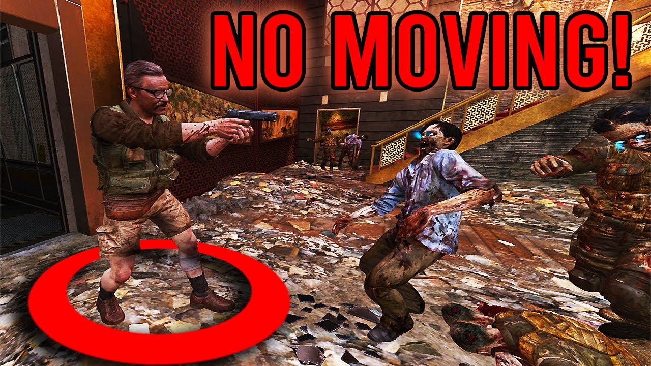 Round 50 WITHOUT MOVING (Super Hard Zombies Challenge)